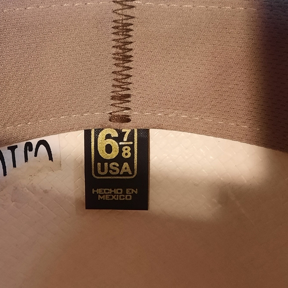 Cody James 10X Straw/Canvas Ribbon Hatband Cowboy Hat Natural Size 6 7/8 - Picture 7 of 9